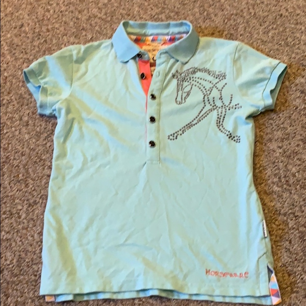 Horseware turquoise shirt